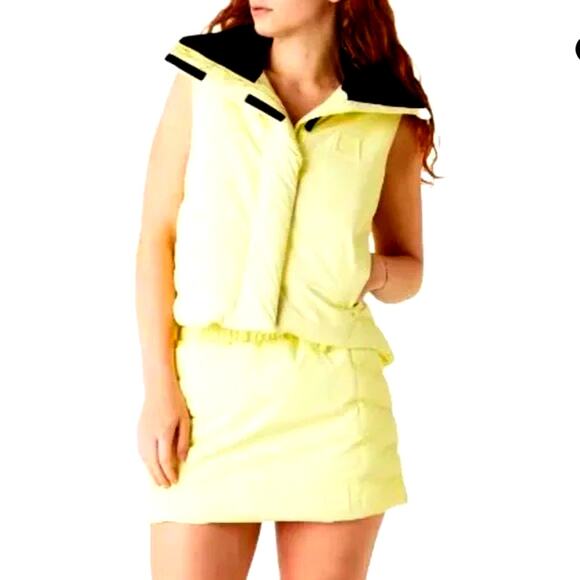 #205 NWT- RAINS Loop W Vest Straw Puffer Vest Sz: XS RET$250 GET THE SET!! - Picture 5 of 10